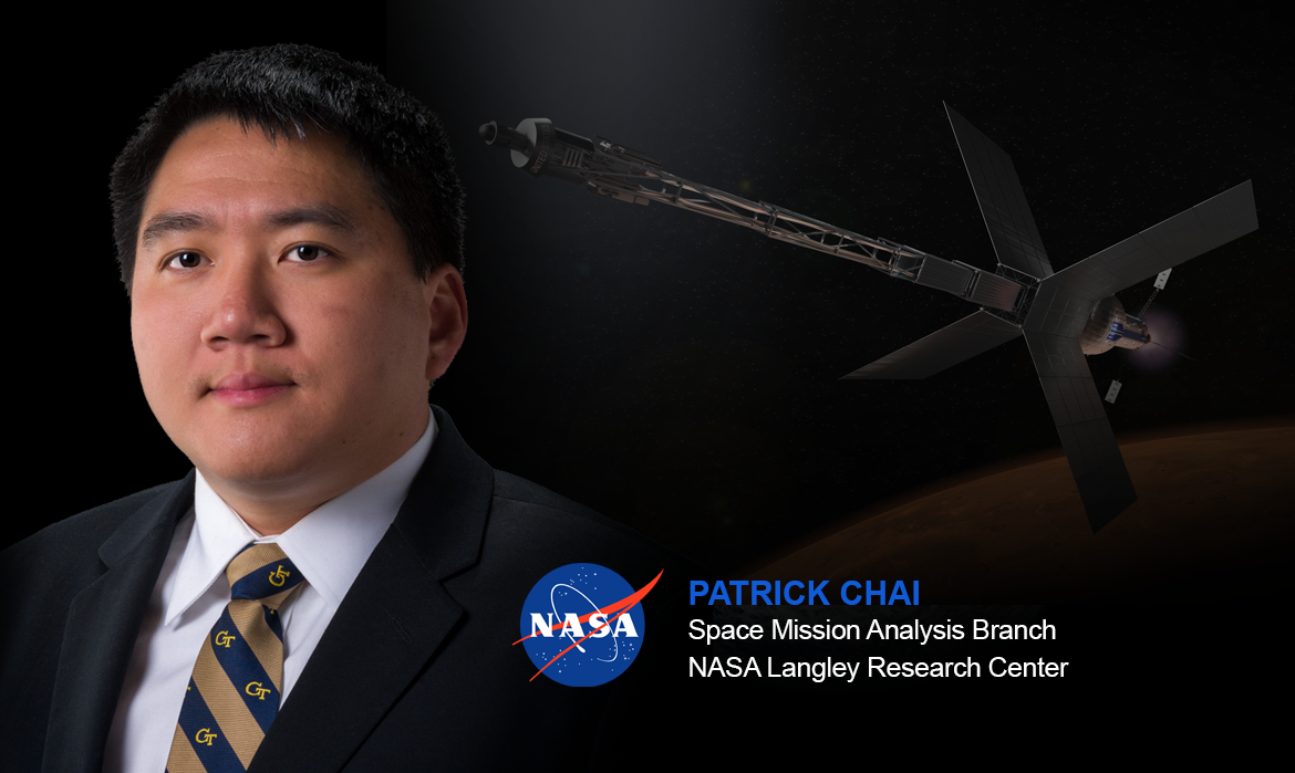 Patrick Chai, a member of the Space Mission Analysis Branch of NASA Langley Research Center