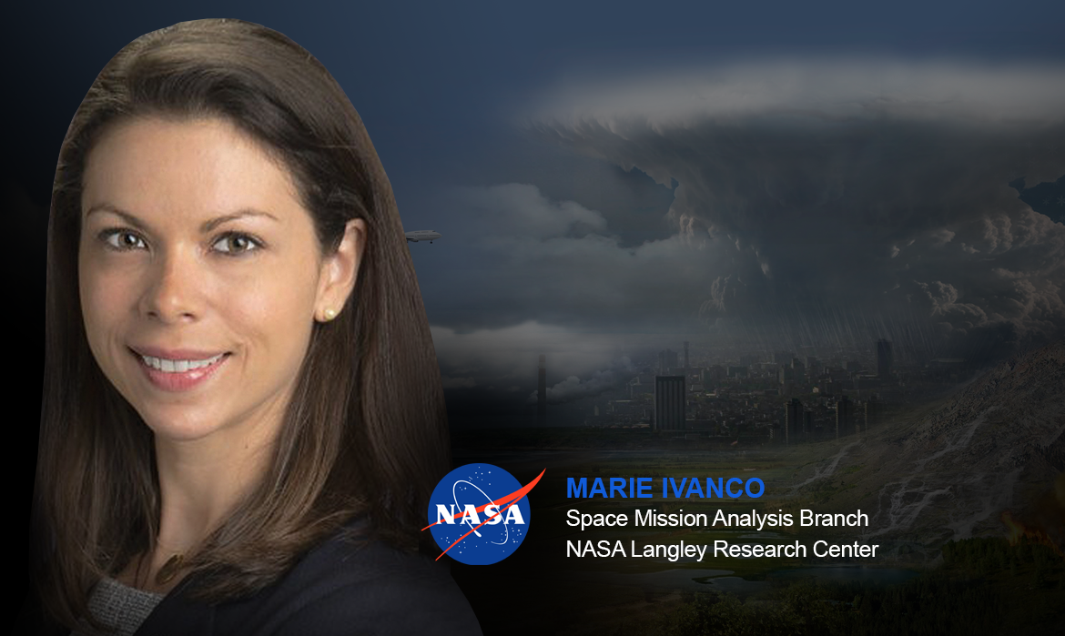Marie Ivanco, a member of the Space Mission Analysis Branch of NASA Langley Research Center