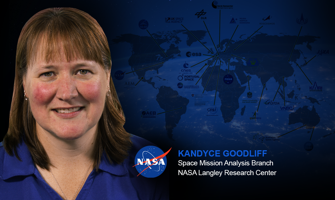 An image of Kandyce Goodliff, a member of the Space Mission Analysis Branch at the NASA Langley research center