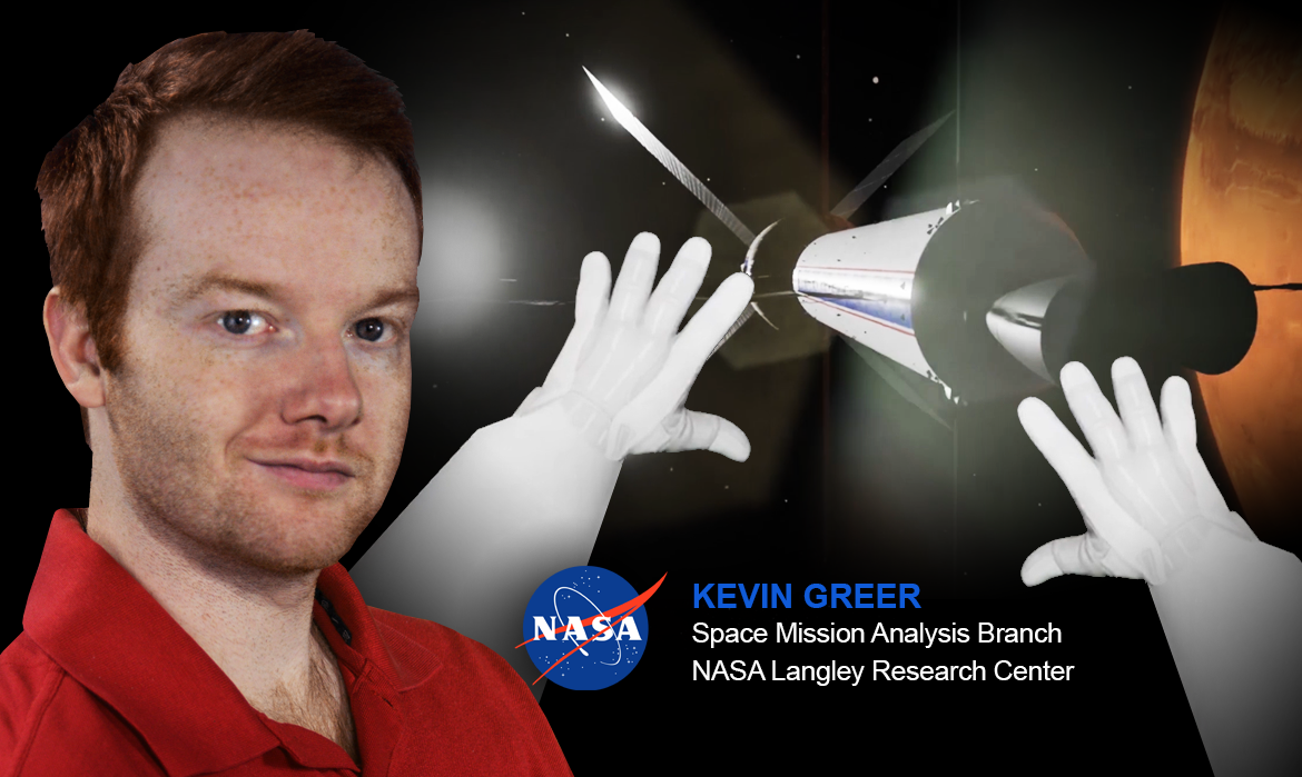 Kevin Greer, a member of the Space Mission Analysis Branch of NASA Langley Research Center