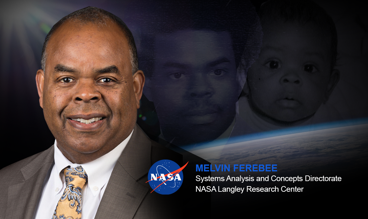 An image of Melvin Ferebee, System Analysis and Concepts Directorate of the NASA Langely Research Center
