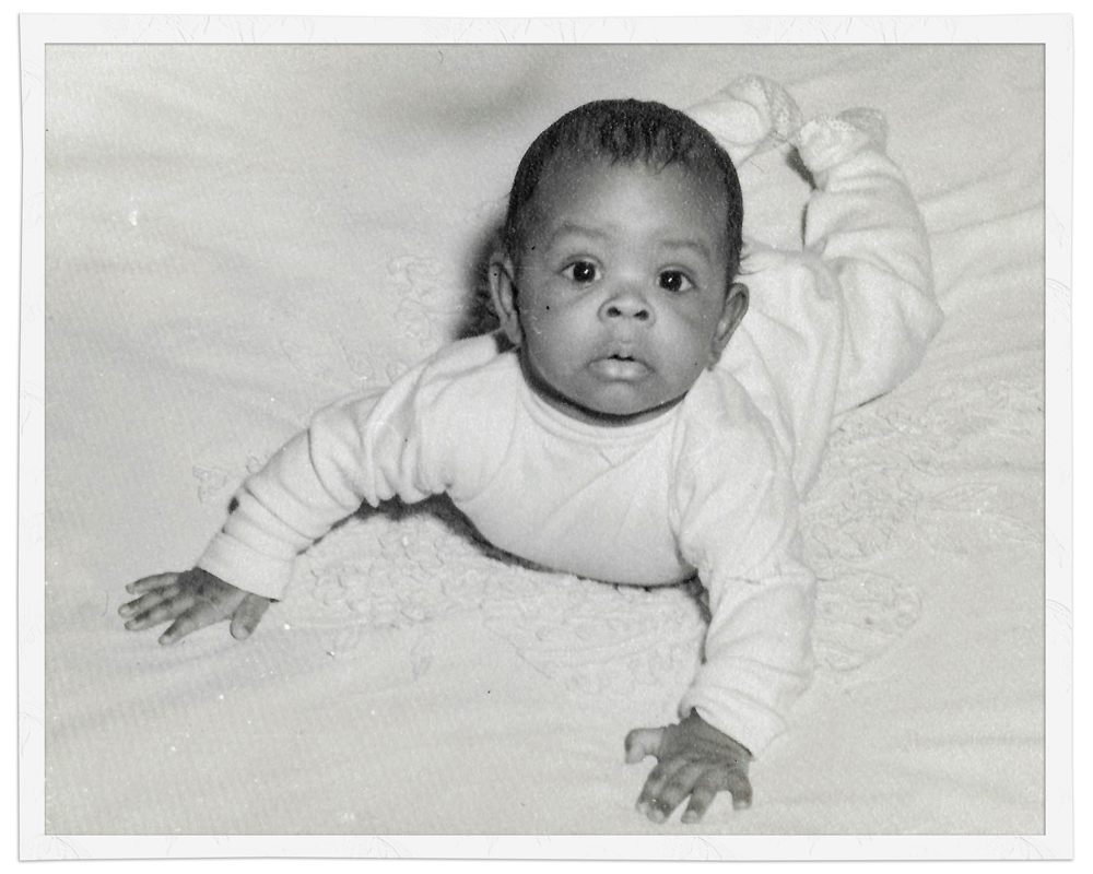 Melvin Ferebee as a baby